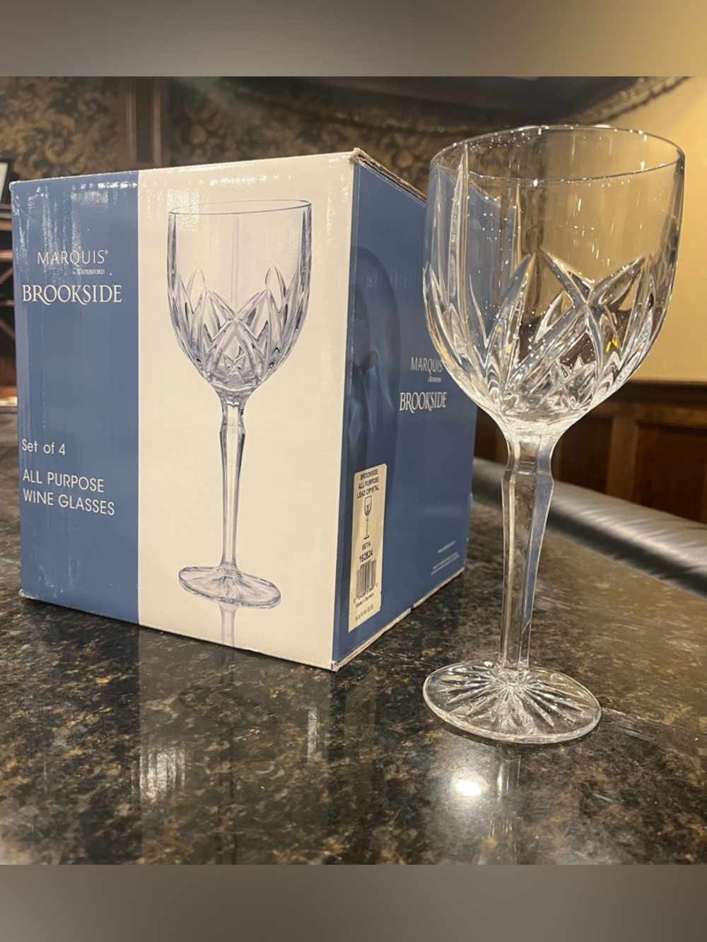 Marquis By Waterford Markham Goblet Set of 4, 13 oz, Clear - Picture 11 of 11